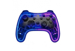 Gamepad Marvo GHOST 40 GT-88, bezdrátový, 17tl., všesměrový, průhledný