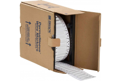 Brady LSZH-250-2-WT / 141232, etikety, THT Low Smoke Halogen Free Permasleeve Wire Marking Sleeves, 50.80 mm x 11.15 mm