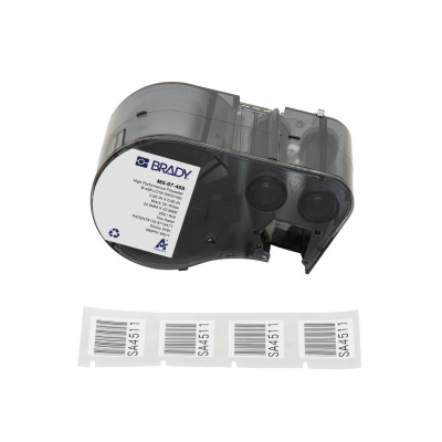 Brady M5-97-488 / 170887, 22.86 mm, Polyester, čierna tlač / biely podklad
