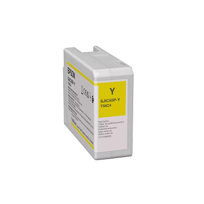 Epson SJIC55-Y C13T58C440 pre ColorWorks, žltá (yellow) originálna cartridge