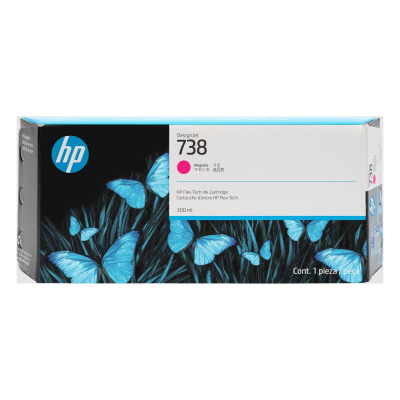 HP 738 676M7A purpurová (magenta) originálna cartridge