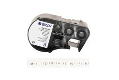 Brady M4C-240-498 / 170782, 6.10 mm x 4.88 m, Vinyl, čierna tlač / biely podklad