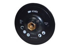 3M Podložka ku kotúčom Scotch-Brite™ so stredovým otvorom, suchý zips, 125 mm/M14 (61681)