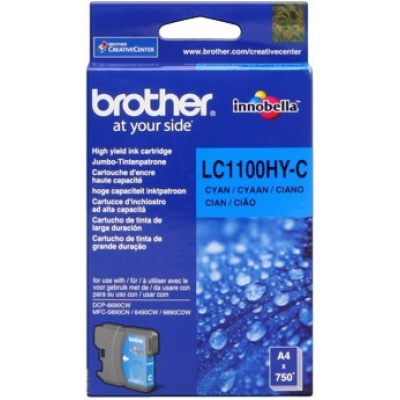 Brother LC-1100HYC azúrová (cyan) originálna cartridge