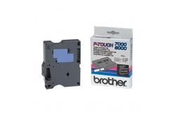 Brother TX-335, 12mm x 15m, biela tlač / čierný podklad, originálna páska