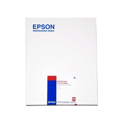 Epson Ultrasmooth Fine Art Paper, umělecký papír, matný, bílý, A2, 325 g/m2, 25 ks, C13S04210