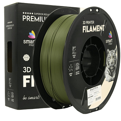 Smart Print FG-S222-E1, 3D filament, PETG Matte, 1,75mm, 1000g, Tmavo zelený (Dark green)