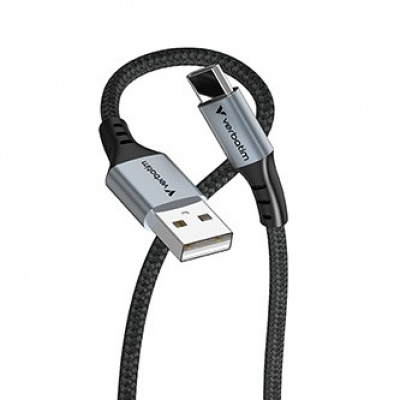Verbatim 31843 USB kabel USB A samec - USB C samec, 18W, 1.2m, černý, box