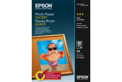 Epson Photo Paper, lesklý bílý foto papír, A4, 200 g/m2, 20 ks, C13S042538