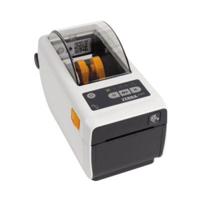 Zebra ZD411-HC ZD4AH22-D0EX02EZ DT, tlačiareň štítkov, 8 dots/mm (203 dpi), RTC, USB, USB Host, BT, Wi-Fi, EPLII, ZPLII, kit (USB), white