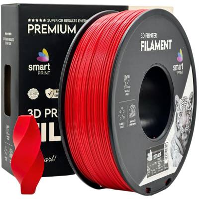 Smart Print FG-S5-E1, 3D filament, ABS+, 1,75mm, 1000g, červený (Red)