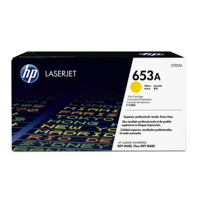 HP 653A CF322A žltý (yellow) originálny toner