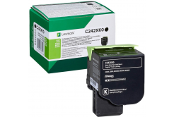 Lexmark C242XK0 čierny (black) originálny toner