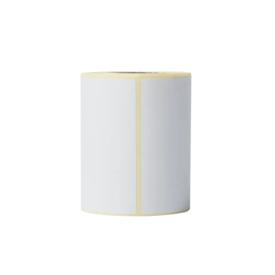 Brother BDE1J044076066, 76mm x 44mm, biele papierové štítky, 400 etiket
