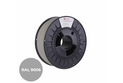 C-Tech 3DF-P-PLA1.75-9006 3D filament, PREMIUM LINE, PLA, biely hliník, RAL9006, 1,75mm, 1kg
