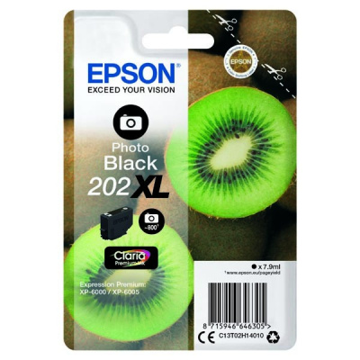 Epson 202XL T02H14010 foto čierna (photo black) originálna cartridge