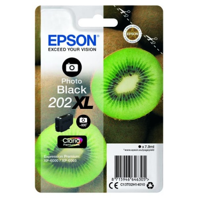 Epson 202XL C13T02H14010 foto čierna (photo black) originálna cartridge