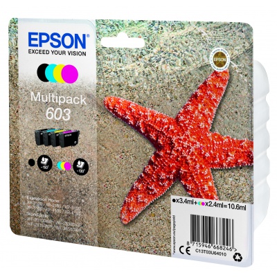 Epson originálna cartridge C13T03U64010, CMYK, 1x3.4ml + 3x2.4ml, Epson Expression Home XP-2100, 2105, 3100, 3105 WF-2310