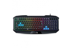Genius GX GAMING Scorpion K215 31310474106, klávesnice CZ/SK, herní, odolná proti polití typ drátová (USB), černá