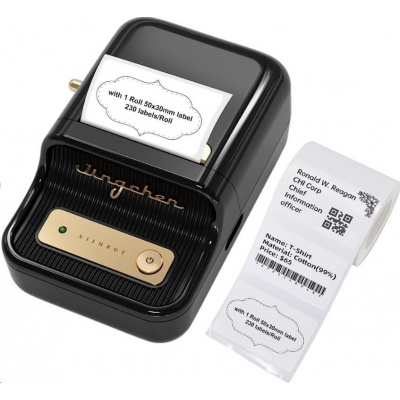 Niimbot B21 Smart 1AC19051601 tlačiareň štítkov, čierna + role etikiet