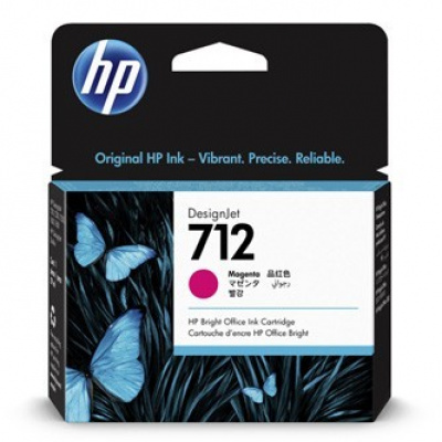 HP 712 3ED68A purpurová (magenta) originálna cartridge