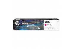 HP 981A J3M69A purpurová (magenta) originálna cartridge