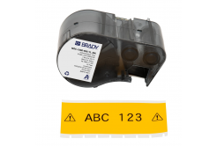 Brady M5C-1500-595-YL-BK / 170946, 38.10 mm x 7.62 m, Vinyl, čierna tlač / žltý podklad