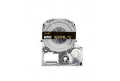 Epson LK-SC18KZ, 18mm x 9m, zlatý tisk / černý podklad, kompatibilní páska