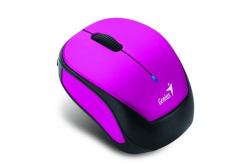 Genius Myš 9000R V3 31030020400, 1200DPI, 2.4 [GHz], optická, 3tl., bezdrátová USB, fialová, AA