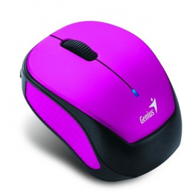 Genius Myš 9000R V3 31030020400, 1200DPI, 2.4 [GHz], optická, 3tl., bezdrátová USB, fialová, AA