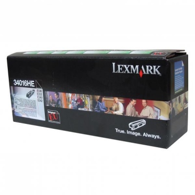 Lexmark 34016HE, black, 6000 str., return, originálny toner