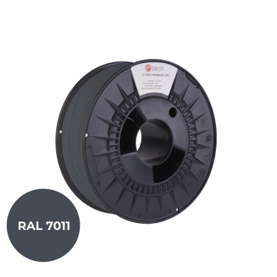 C-Tech 3DF-P-PETG1.75-7011 3D filament, PREMIUM LINE, PETG, RAL7011, 1,75mm, 1000g, Oceľový sivý (Steel grey)