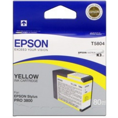 Epson T580400 žltá (yellow) originálna cartridge