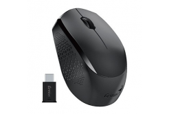 Genius Myš NX-8000S Type-C 31030035400, 1200DPI, 2.4 [GHz], optická, 3tl., bezdrátová USB, černá