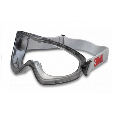 3M 2890A Uzavreté ochranné okuliare, číry acetátový zorník