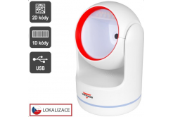 Virtuos CCD 2D čtečka Virtuos HT-861A, stacionární, USB, bílá