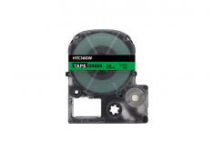 Epson HTC36GW, 36mm x 8m, černý tisk / zelený podklad, kompatibilní páska