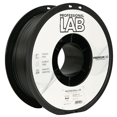 Professional Lab FG-P214-E1, 3D filament, PETG Matte, 1,75mm, 1000g, Čierny (Black)