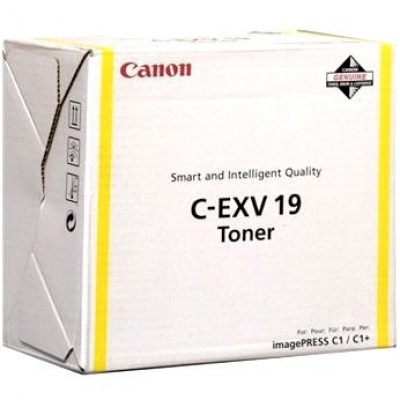 Canon C-EXV19 0400B002 žltý (yellow) originálny toner