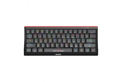 Marvo Hecate 61B KG962G EN-B, klávesnice US, herní, mechanická typ drátová (USB), černá, RGB, modré spínače