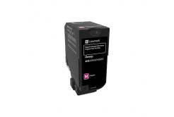 Lexmark 74C2SME purpurový (magenta) originálny toner