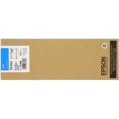 Epson T636200 azúrová (cyan) originálna cartridge