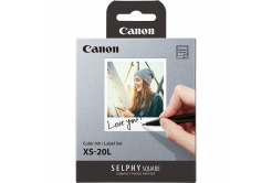 Canon XS-20L 4119C002, 20 ks, samolepiaci fotopapier + atramentová fólia, termosublimačný, biely