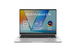 ASUS Vivobook S14/S5406SAL-OLED329WZ/U7-256V/14"/WUXGA/16GB/512GB/Intel int/W11H/Strieborná/2R