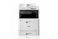BROTHER multifunkce color laserová DCP-L8410CDW - A4, 31ppm 512MB 2400x600 PCL LAN USB WiFi 250l 50ADF, DUPLEX