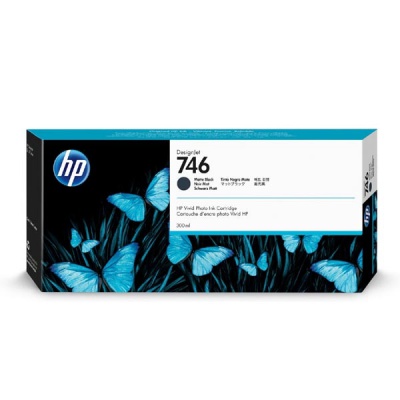 HP originálna cartridge P2V83A, HP 746, matte black, 300ml, HP HP DesignJet Z6, Z9+