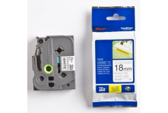 Brother TZ-S241 / TZe-S241, 18mm x 8m, čierna tlač/biely podklad, originálna páska