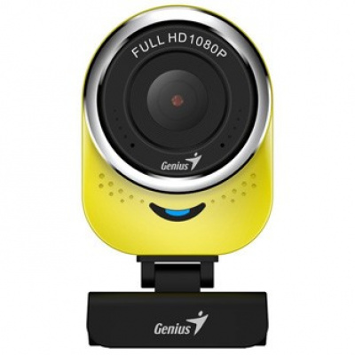 Genius 32200002409, Full HD Webkamera QCam 6000, 1920x1080, USB 2.0, žlutá, Windows 7 a vyšší, FULL HD, 30 FPS