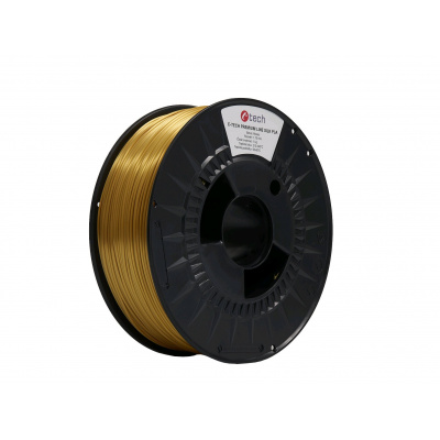 C-Tech 3DF-P-SPLA1.75-BRASS 3D filament, PREMIUM LINE, Silk PLA, 1,75mm, 1000g, Mosadz (Brass)