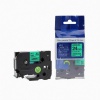 Kompatibilná páska s Brother TZ-751 / TZe-751, 24mm x 8m, čierna tlač / zelený podklad